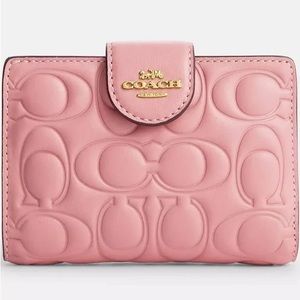 DO NOT BUY: SOLD!! Coach Women’s Medium Corner Zip Wallet in Pink